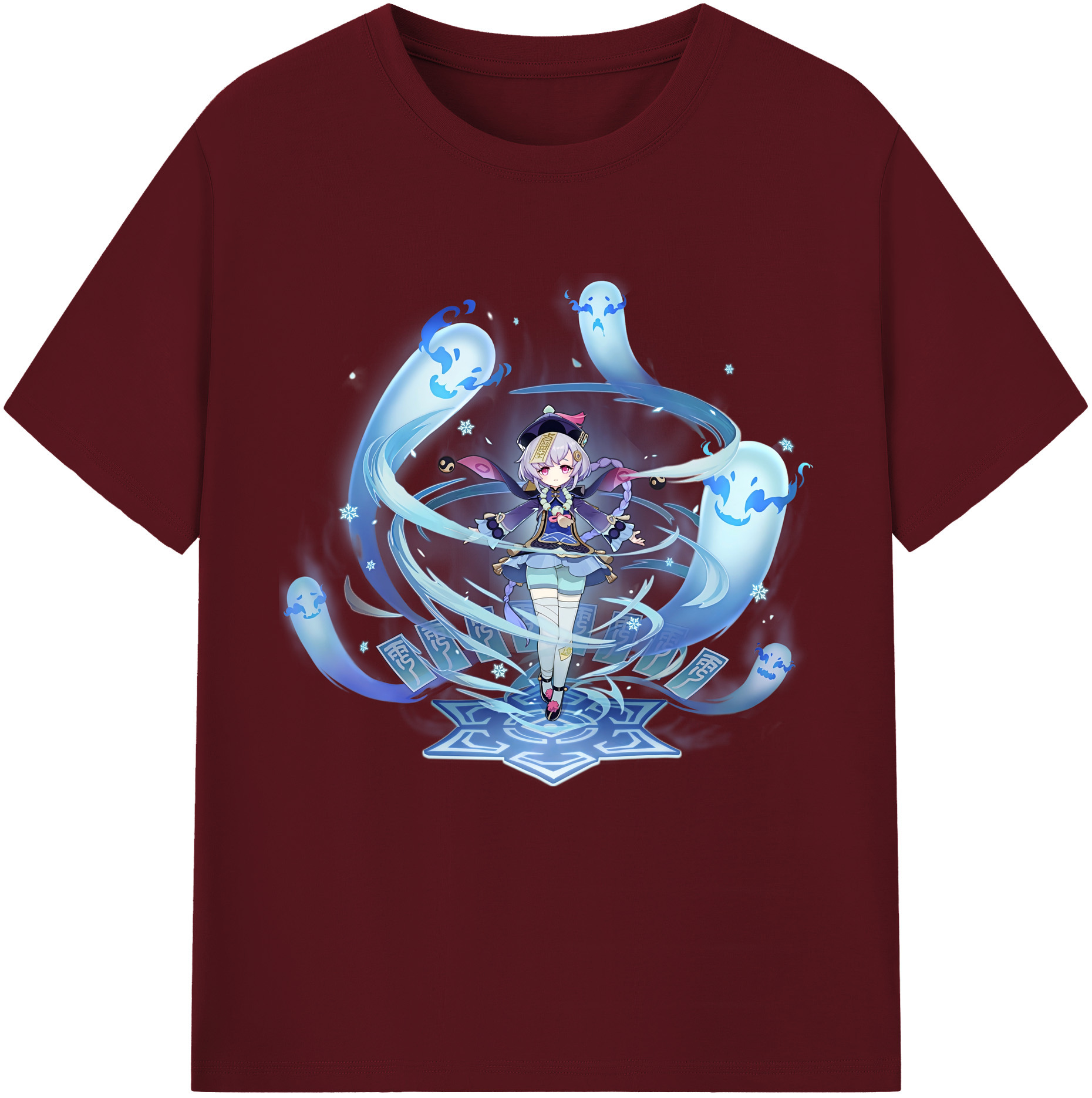 げんし神 七七 なな  genshin Nana 綿100％半袖Tシャツ（フロントプリント）